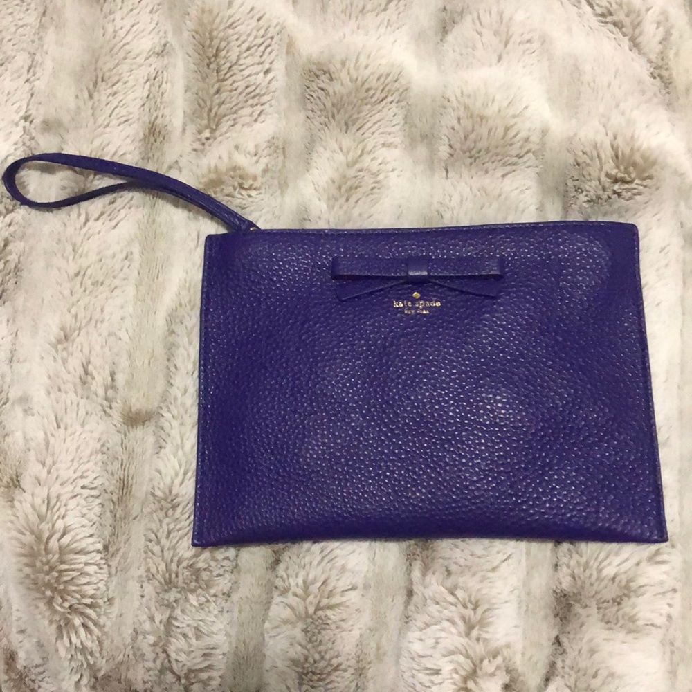 Purple Kate Spade Wristlet